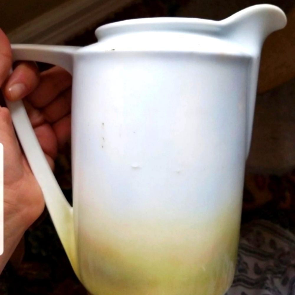 Antique German transferware pitcher - Picture 3 of 5